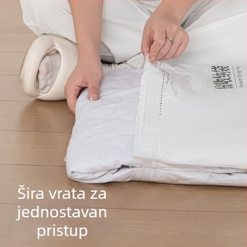 Kućna vakuumska kompresijska vrećica za odjeću s pumpom, PET+PE materijal, model kompresijska vrećica