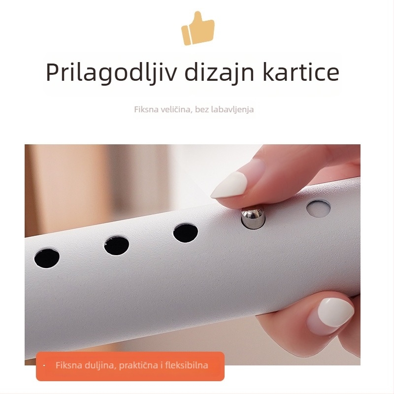 Šipka za zavjese bez bušenja s teleskopskim držačem za kutni prozor, debeli obojeni nosač, nehrđajući čelik, moderni minimalistički stil