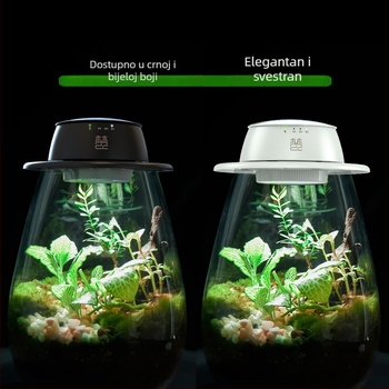 Prenosna svjetiljka za uzgoj biljaka, mikro krajolik s mahovinom u posudi, LED s punim spektrom, 4 LED, 140 lm, IP65, 220 V, vijek trajanja 3–5 godina