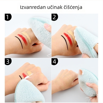 Marion set kozmetičkih alata: spužva za pranje lica, spužva za uklanjanje šminke, spužva za čišćenje, pojas za čišćenje lica sa naramenicom — hidrofilni poliuretan