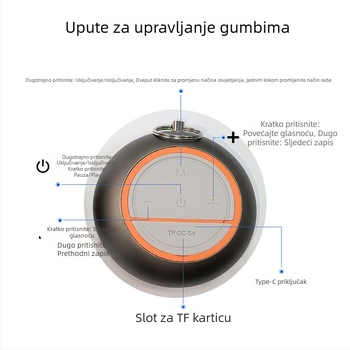 Bluetooth zvučnik Berlin Sound – IPX6 vodootporan, Bluetooth 5.3, frekvencijski raspon 100 Hz–20 kHz, SNR ≥75 dB, nazivna snaga 5W