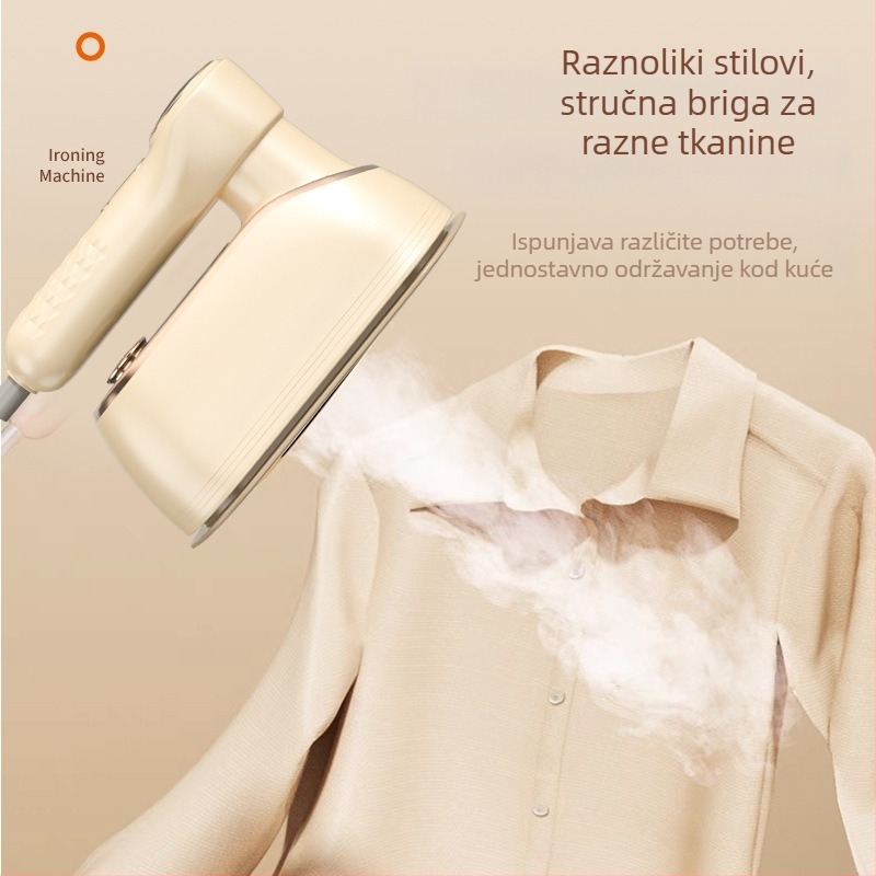 Ručni parni glačalo za odjeću, 1200W, nehrđajući tank (<0,8 L), ≤36V, tri razine temperature, napajanje AC