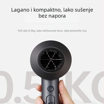 Konka sušilo za kosu za kućanstvo – negativni ioni, 1600W, motor s četkama, 220V, hladan/topao zrak, 2 brzine