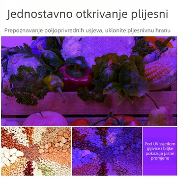 Shenyu UV svjetiljka 365 nm za provjeru banknota i identifikaciju nefrita, LED, punjiva, ultra tanka, višestruka funkcija