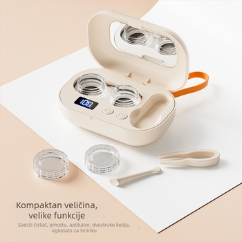 Prijenosna mini električna kutija za čišćenje kontaktnih leća — mehanički rad, USB napajanje, 5 V, 5 W, kapacitet do 300 ml