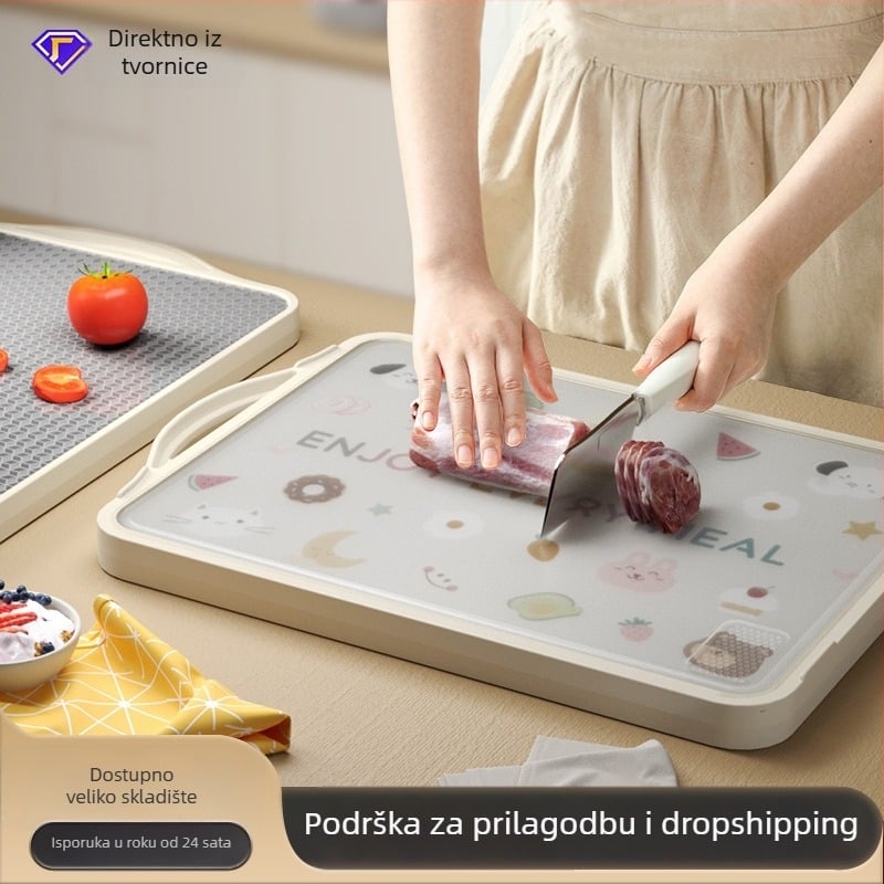 Nerđajuća čelična daska za rezanje, antibakterijska, otporna na plijesan, dvostrana, nordičkog stila, CX Cixun, Podrijetlo Yiwu