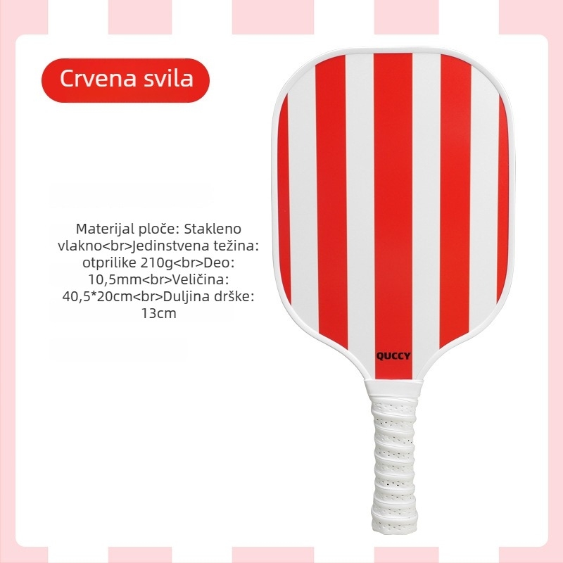 Set pickleball reketa - karbon vlakna, marka Neli, 210 g po reketa; uključuje 2 reketa, 4 lopte i torbu, ukupna težina 540 g