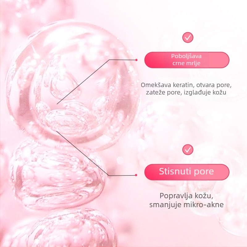 Nosni flaster za uklanjanje crnih mrlja s dviju kiseline (azelinska kiselina + salicilna kiselina) – 40 g, rok trajanja 3 godine, njega T-zone, VSEA