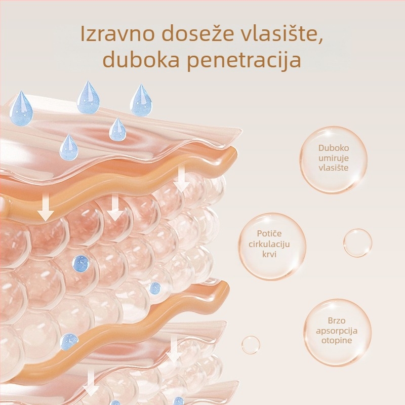 Inteligentni češalj za tekući rastvor na vlasištu, model JY-SY500, 128 g, branda JY, antipruritik i umirujući za vlasište