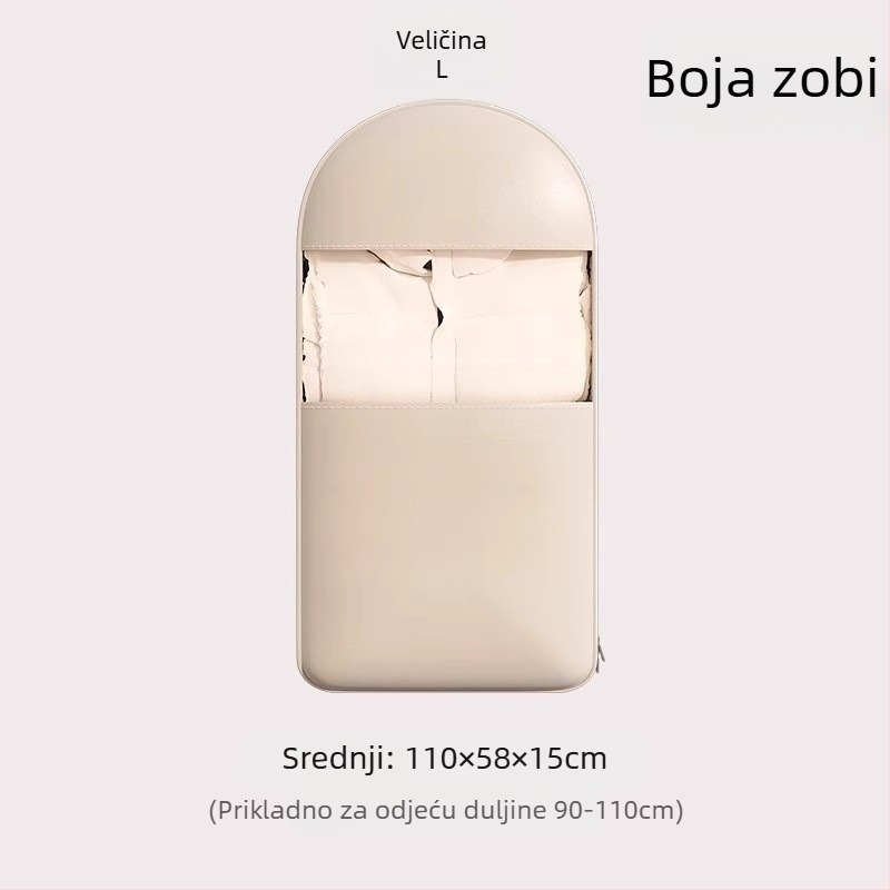 Vješena torba za pohranu kaputa – satenski materijal, otporna na prašinu i vlagu, jednostavan i moderan stil, pohrana u spavaćoj sobi