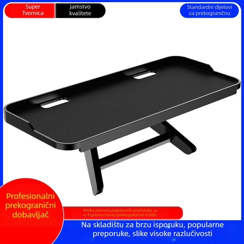 Držač za TV set-top kutiju bez bušenja, Snap-On, ABS, stolno skladištenje, 1 sloj