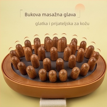 Masažni štapić – masaža za vrat s kuglastom glavom, Guan de; PP; 100 g; za zdravstvenu masažu, fitness i ljepotu