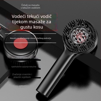 Četka za rast kose s crvenim svjetlom, masaža vlasišta i aplikator lijekova – Model DYS001, Specifikacija 001, Pogodno za sve