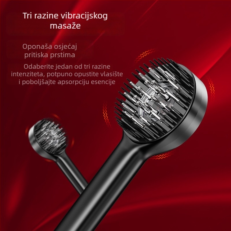 Četka za rast kose s crvenim svjetlom, masaža vlasišta i aplikator lijekova – Model DYS001, Specifikacija 001, Pogodno za sve
