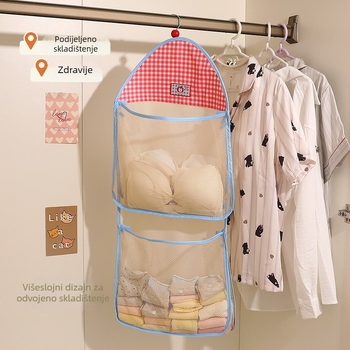 Stenska torba za pohranu donjeg rublja i čarapa, cartoon dizajn, poliester; Značka: Cute and Transparent; Šifra: Lh126