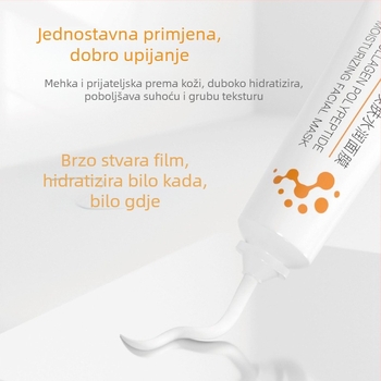 Maska za lice s kolagenskim peptidima, hidratantna noćna maska s lifting učinkom, bez ispiranja, 50 ml