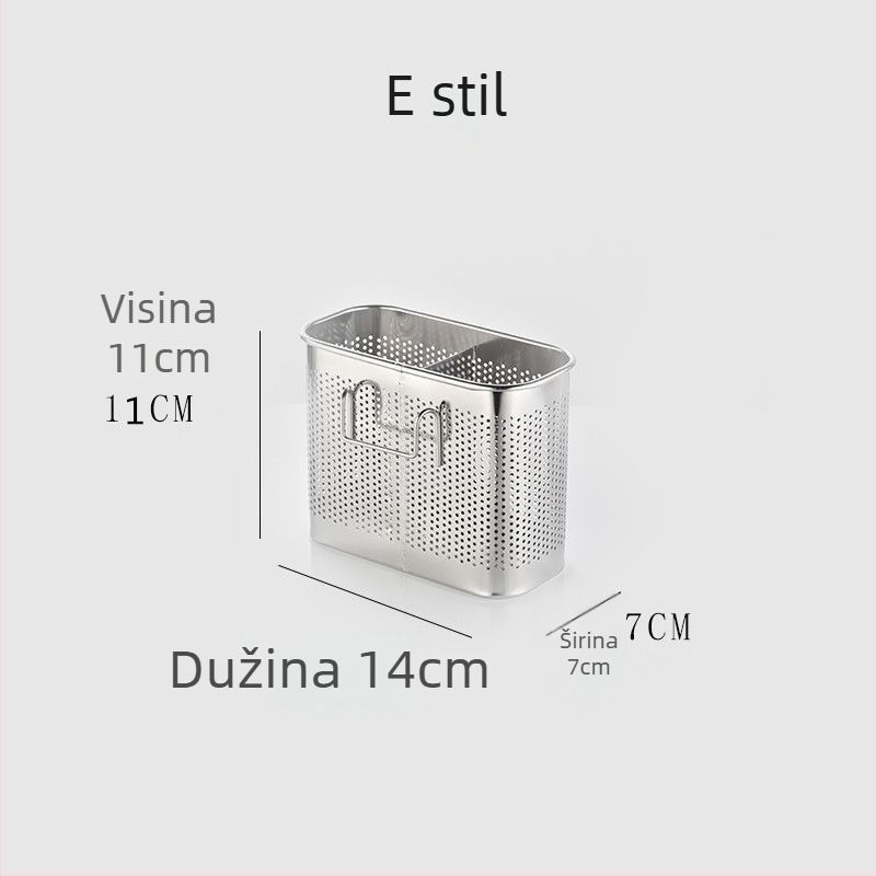 Vješeni držač štapića, četverokutni odvodni stalak, otporan na plijesan, PP materijal