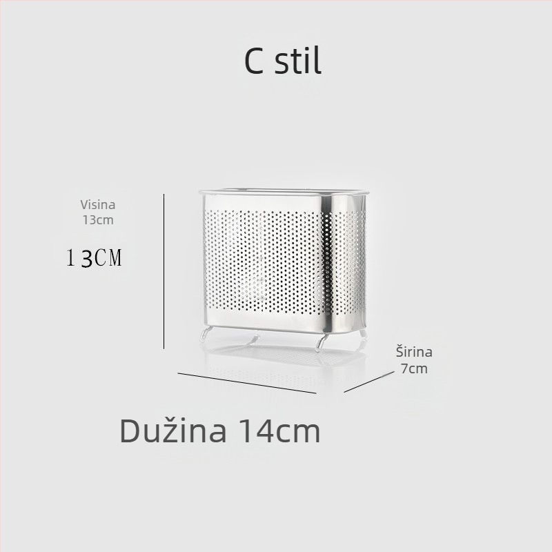 Vješeni držač štapića, četverokutni odvodni stalak, otporan na plijesan, PP materijal