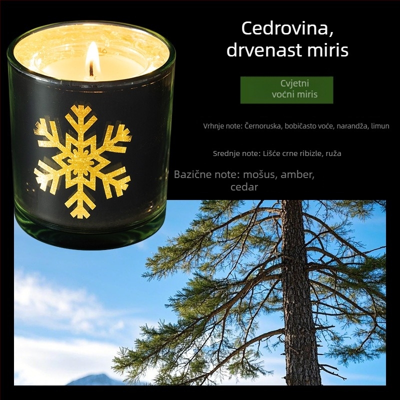 Nothing mirisna aromaterapijska svijeća, u obliku šalice, smjesa voska, polu ručna i polu mehanička izrada