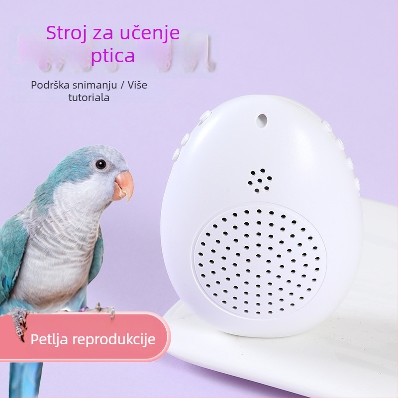 Uređaj za obuku ptica – trener govora papiga, plastično kućište, marka Happy Parrot, za ptice