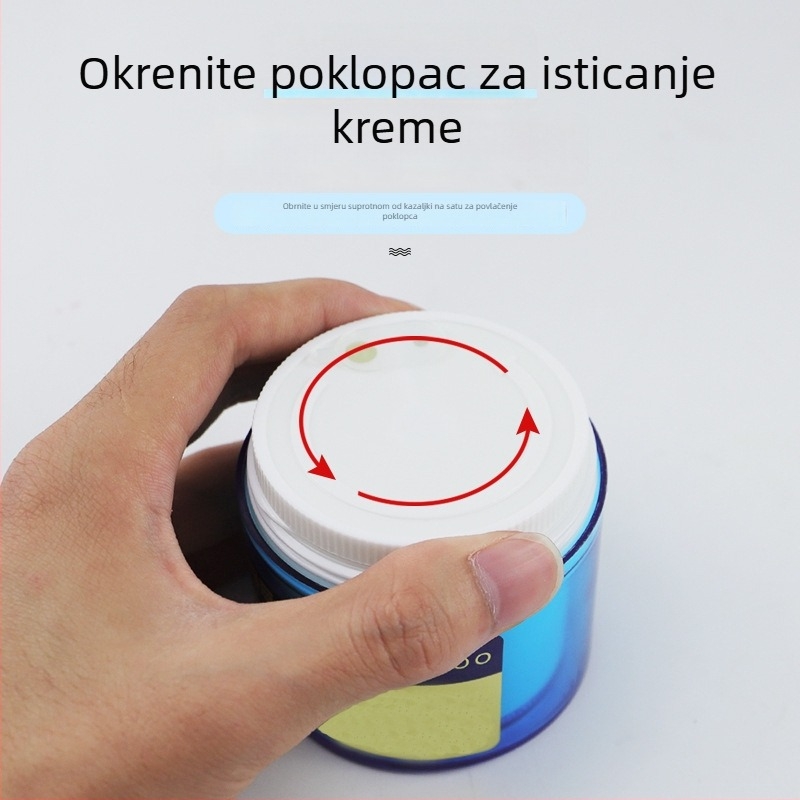 Polu-permanentni gel za popravak tetovaža obrva, linije oka i usana; krema za čišćenje