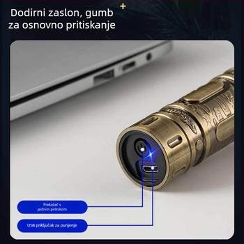 Električna mašinica za kosu s ugrađenom baterijom, punjiva, titanij‑ova oštrica, uklonjiva i periva glavica za rez, niski nivo buke