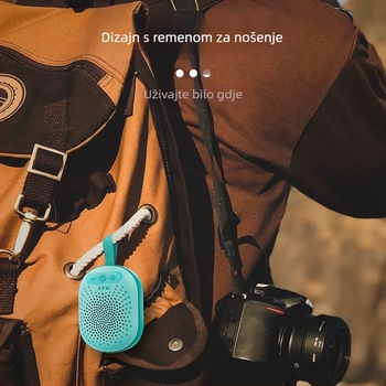 Bluetooth zvučnik s TWS 3D zvukom, IPX4 vodootporan, RGB svjetlo, USB pohrana 32GB, Bluetooth 5.0