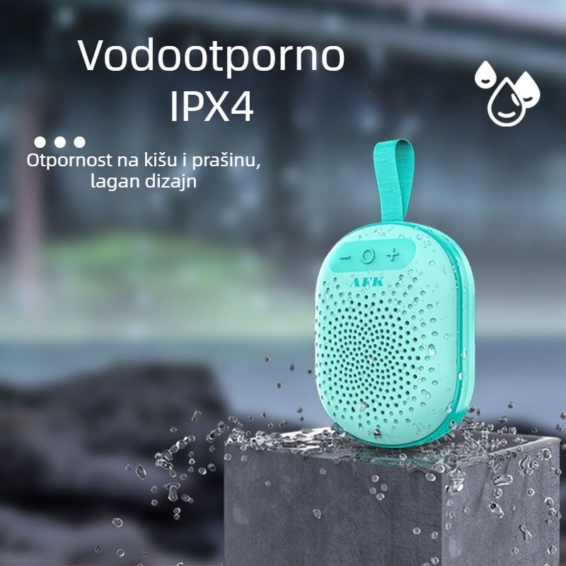 Bluetooth zvučnik s TWS 3D zvukom, IPX4 vodootporan, RGB svjetlo, USB pohrana 32GB, Bluetooth 5.0