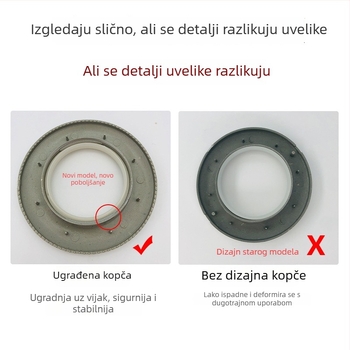 PP prsten za zavjese – ojačan, perforirani prsten, kopča za zavjese, Materijal: PP, Stil: moderni minimalistički stil, Nije moguće prilagoditi