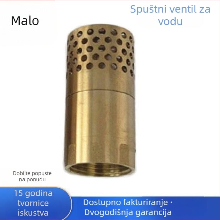 Mesing donji ventil, navojna provjerna ventila za vodnu pumpu, jednostrana, klipni tip, hidrauličko upravljanje