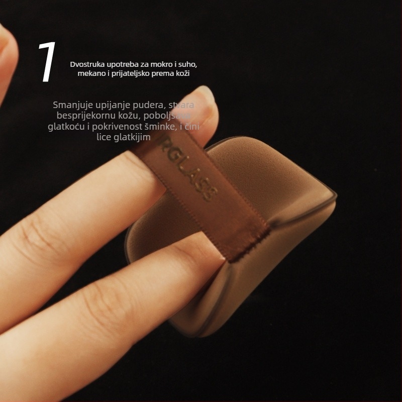 Puf za puder – mokra i suha upotreba, materijal: spužva, paket od 4 komada, podrijetlo: Kina