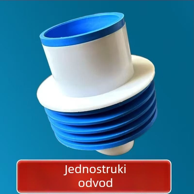 Plastični blokirani podni odvod s anti-miris zatvaranjem i ventilom za sprječavanje povratnog toka, britski stil kanalizacije