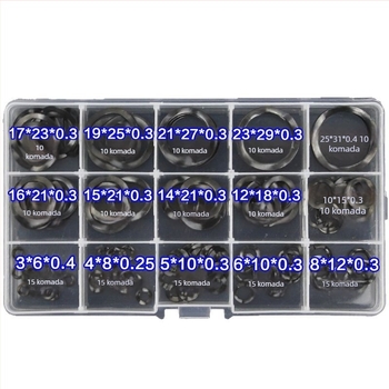 Aozhang Crni set tri valovite podloške, valovita podloška, opružno čelično, 8. razred