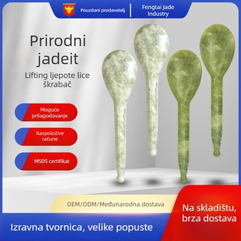 Akupunkturni štapić za masažu lica – Jade Sha Road, mogućnost logotipa, prilagodba