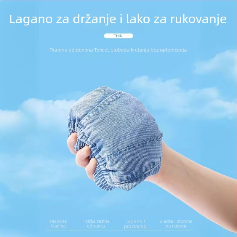 Djeca Lyocell hlače, ležerni stil / traperice, 100% Lyocell, srednji pojas, uzrast 3–8 godina