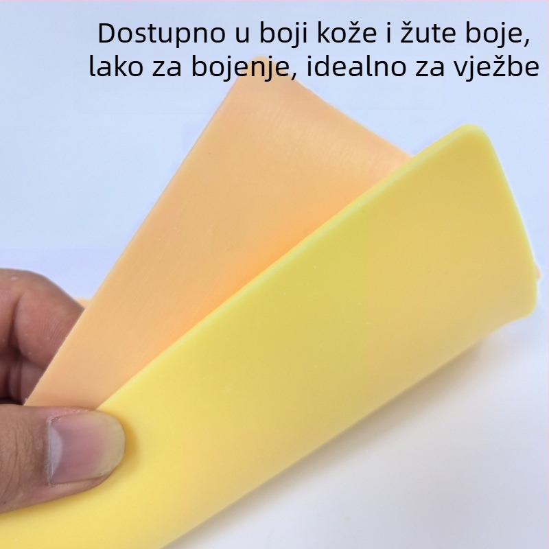 Koža za trening tetovaža, mekani silikon, debljina 3 mm, prazna površina za vježbanje obrva, za početnike