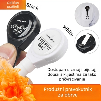 Ravnalo za mapiranje obrva tetovaža – rastezljivo, početničko pomagalo za crtanje linija (18.5 g; Guangzhou; Nije uvezeno; Opća uporaba)