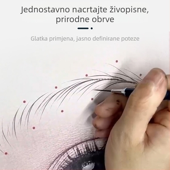 Pero za konturu obrva za praksu tetoviranja – alat za makeup umjetnike za dizajn obrva