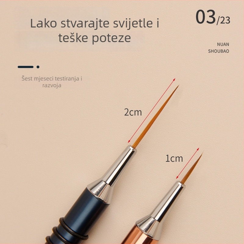 Pero za konturu obrva za praksu tetoviranja – alat za makeup umjetnike za dizajn obrva