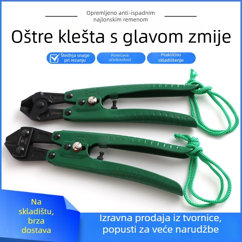 Klešta za rezanje žice za presekivanje niti – Željezo, metalna obrada, Težina 0.35