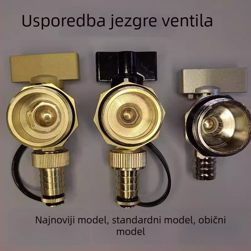 DNFM-9 bakreni ventil za otpuštanje vode u sustavu podnog grijanja, razvodnik, EU CE certifikat