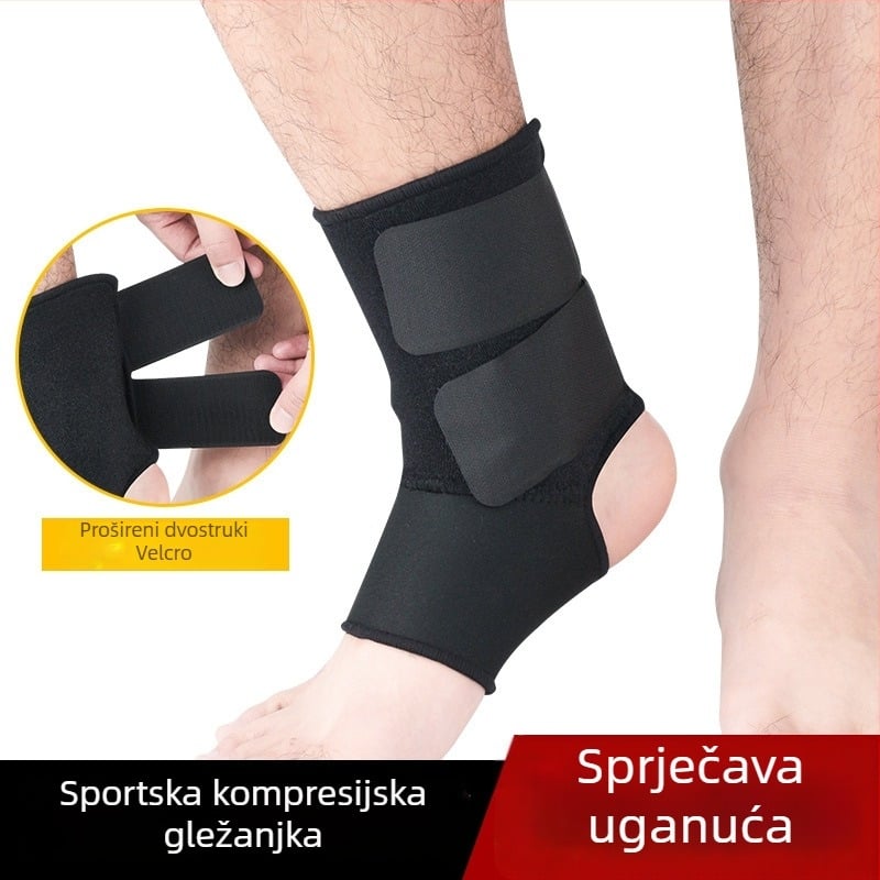 Potporni gležanj – materijal: spužva, za odrasle, univerzalna uporaba u sportu, zaštita gležnja