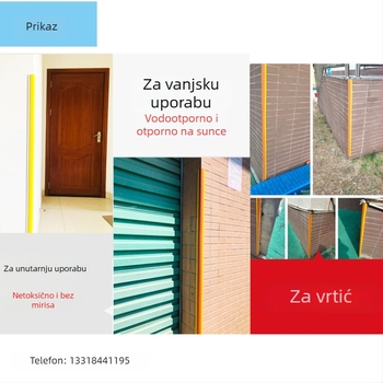 Gumeni zaštitnik kuta – pojačani prošireni dizajn, mekana traka protiv sudara, model hj100, prilagodljiva obrada