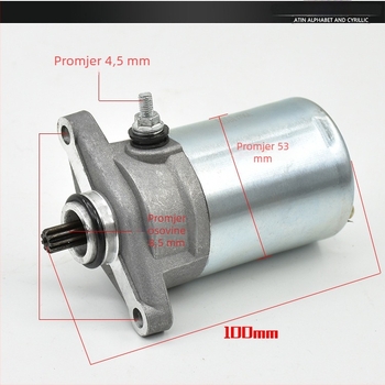 Startni motor motocikla Mojielong Happy Star HJ100T-2-3-7