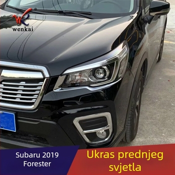 Dekorativni okvir svjetlosnog skupa za Subaru Forester 2019, Wen Kai WK-877, ABS