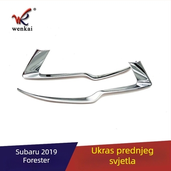 Dekorativni okvir svjetlosnog skupa za Subaru Forester 2019, Wen Kai WK-877, ABS