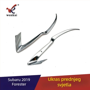 Dekorativni okvir svjetlosnog skupa za Subaru Forester 2019, Wen Kai WK-877, ABS