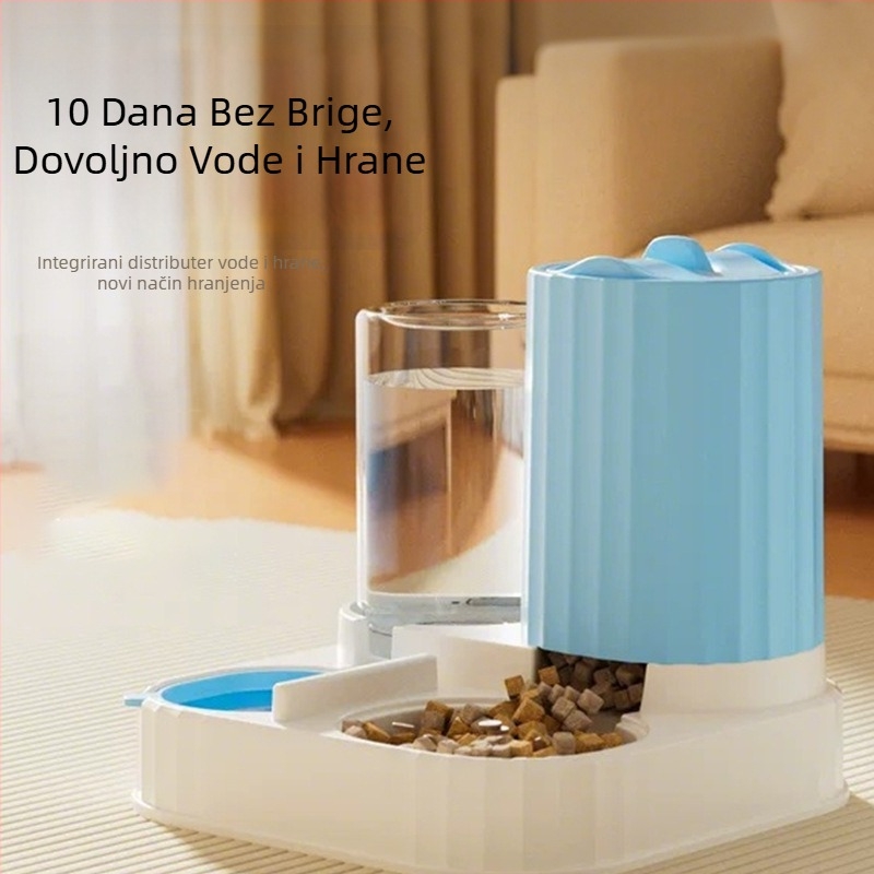 Automatska hranilica za mačke i dispenzer vode – plastični