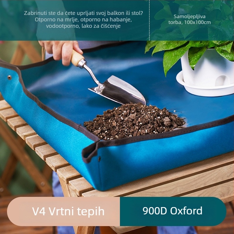 Vrtna radna podloga – vodootporna, debeli Oxford platna, za presađivanje i miješanje tla, Plant search marka, licencirana privatna marka