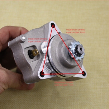 Startni motor motocikla Mojielong DY100 - DY100 model, za motocikle